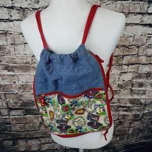Hawaiian Island Denim Backpack